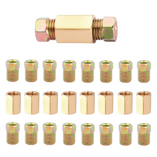 24PCS 3/16 Brake Line Fittings Kit with Thread 3/8