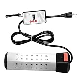 Immersion Water Heater, Water Heater Electric for Above Ground Pool Bathtub, Bucket Heater with 2000W, Water Warmer Immersion Heater 5 Gallons of Water in Minutes