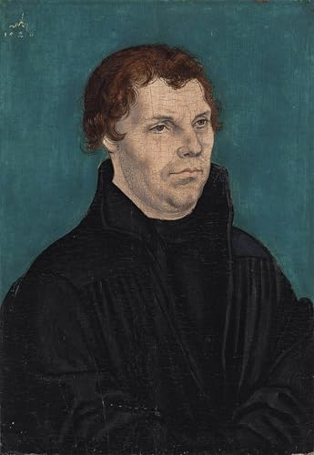 Portrait de Luther par Lucas Cranach l'Ancien Impression Toile 60x90cm