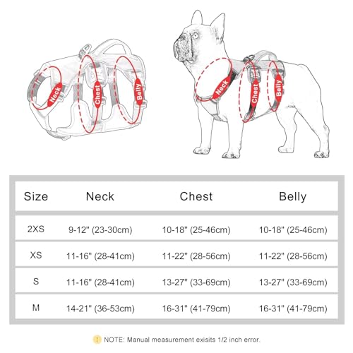 Beirui HP177RE-2XS Escape Proof Dog Harness For Small Medium Large Dogs, Reflective Dog Harness No Pull thumb #1