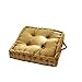 AORUI Coussin rehausseur pour fauteuil, canapé, chaise, grand coussin ferme 40 cm carré épais pour les personnes âgées, post-opératoire et grossesse, jaune