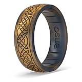 Enso Rings Lord of the Rings Collection - Comfortable Silicone Rings - Knots of Rohan - Size 9