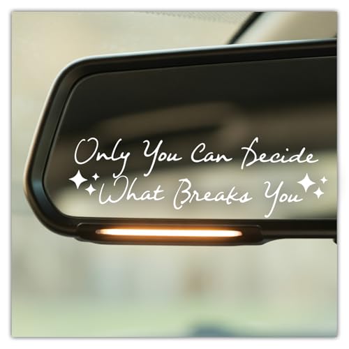 (3 Pcs) Only You Can Decide What Breaks You Mirror