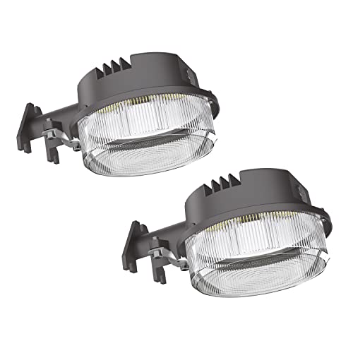 LED Barn Light 50W Dusk to Dawn Outdoor Yard Lighting with Photocell 5000K Daylight Waterproof ETL&DLC Listed 2 Pack