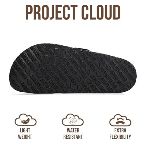 Project Cloud Genuine Leather Footbed Clogs for Women - Memory Foam Arch Support Slippers for Women - Trendy Slip-ons Women's Mules & Clogs Sandals (Benton,TANLEATHER,6.5M) - Image 5