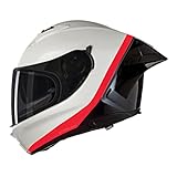 NOLAN(ノーラン) バイク ヘルメット フルフェイス N60-6 SPORT VERNICIATURA SPECIALE(PEARLWHITE/347) Mサイズ(57-58cm) 49968