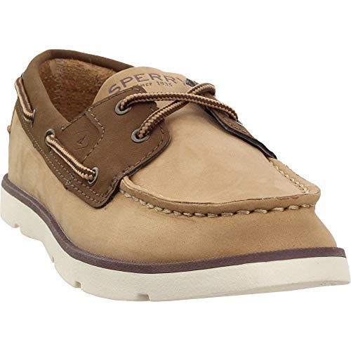 Sperry Kids Boys Leeward Boat Casual Shoes - Beige - Size 2 M #TOP1