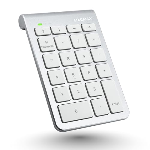 Macally Bluetooth Number Pad for Laptop - Wireless Numeric...