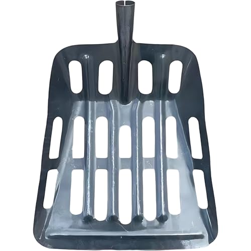 ZenithPrime Gardening Grain Shovel, Manganese Steel Farm Sieve Shovel, Spade Collect Corn Cob with Mesh for Gardening Farm Tools
