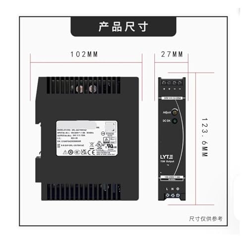 Alimentation 24 V 3,125 A DRL-24V75W1AZ bloc de commande électronique - 3