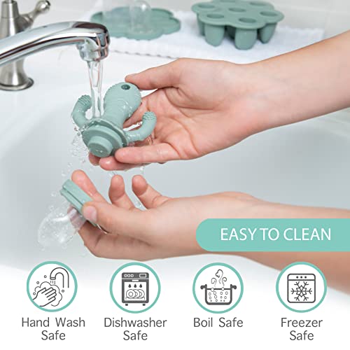 image for Little Twig Baby Fruit Feeder Pacifier Teether | Baby Food Freezer Tra