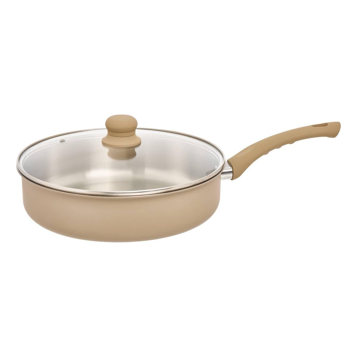 Sauteuse d28cm aluminium beige 5five Solstice pour toutes vos recettes