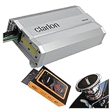 Clarion XR5420 Class D 4-Channel 400W Maximum Power Handling Car Audio Amplifier Sound System...