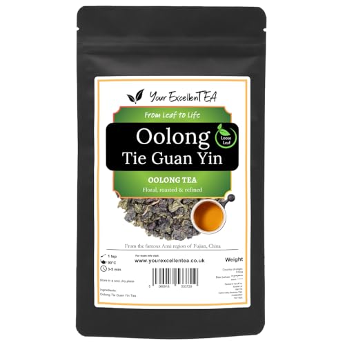 Oolong Tie Guan (50g) Oolong Loose Leaf Chinese Tea China Green Leaves Fujian, also known as the Iron Goddess of Mercy Classic Fragrant Smooth Mellow Hand-Picked Floral Fruity, Resealable Pouch Oolong Tie Guan (50g) Oolong Loose Leaf Chinese Tea China Green Leaves Fujian, also known as the Iron Goddess of Mercy Classic Fragrant Smooth Mellow Hand-Picked Floral Fruity, Resealable Pouch