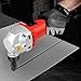 16 Gauge Sheet Metal Cutter 1900RPM Brushless Motor | Replaced Blades for Cutting Aluminium, 110V Stainless Steel, Plastic，with 1 additional cutter accessories