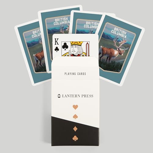 Lantern Press Baraja de Poker 52 Cartas British Columbia miniatura 6