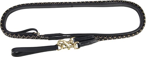 TdeT Farbige schlaufzÜgel - schwarz - warmblut