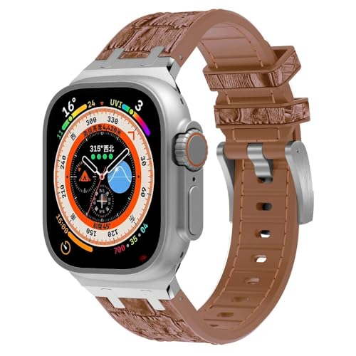 Bracelet iWatch 44 mm 42 mm souple S3YT8U crocodile Series SE