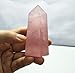 Mina Heal Healing Crystal Wands Point Faceted Prism Bars for Reiki Chakra Meditation Therapy Deco, Crystals for Beginners, Ornaments for Home (Rose Quartz)