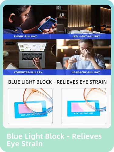 LianSan Oversize Anti-Fog Safety Glasses for Nurses, Z87.1 Certified Goggles for Women, Square UV Protection Gradient Orange