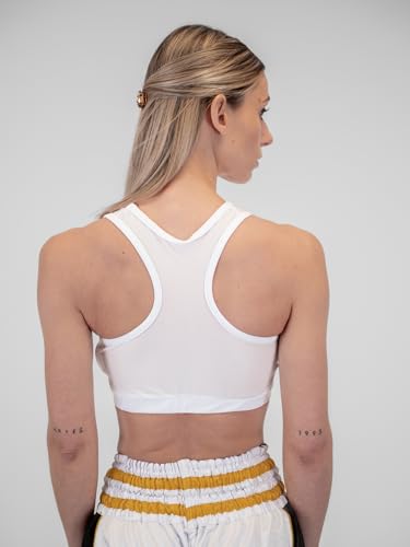 METAL BOXE - Damen-Brustschutz, Weiß, Größe S