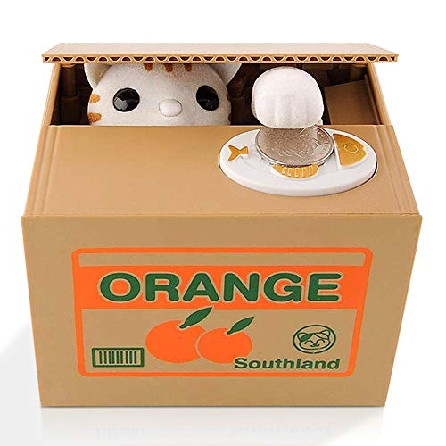 OliaDesign Cute Automatic Stealing Coin Money Box