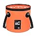Idefair 20L Cubo de Agua Plegable,Lavabo que Ahorra Espacio Contenedor de Almacenamiento de agua Plegable Cubo Plegable para Acampar para Viajar Senderismo Pesca Jardinería Lavado de Autos