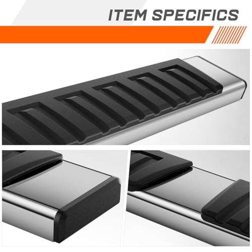 Estribos laterales para Nissan Titan Extended Cab 2004-2024 miniatura 6