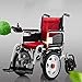 Fauteuil Roulant Électrique MSXBMSY Home, Plié Léger Vieux Homme / Fauteuil Roulant De Piscine À Mobilité Réduite, Gros Fauteuil Roulant Électrique À Quatre Roues À Quatre Roues ( Color : Red )
