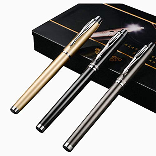 VIDOO Füllfederhalter Metall Geschenk-Box Set Mit DREI Stifte Für Business Office Studenten - Schwarz