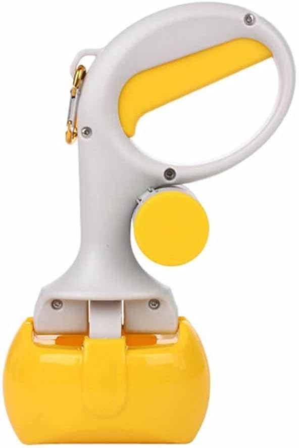 Portable Shit Pickup Remover Pooper Bags 1 Set Pet Products 2 in 1 Pet Pooper Scooper Outdoor Waste Poop Pick Up Holder (A) (B)