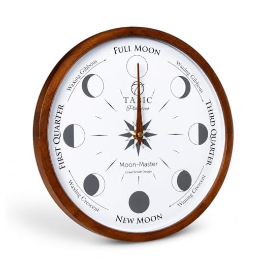 Precision Lunar Phase Wall Clock