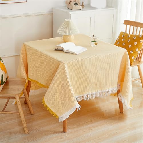 Nappe en coton et lin lavable de qualité supérieure pour table Noël - 5