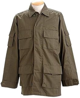 アメリカ軍 BDUジャケット 迷彩ジャケット Mサイズ オリーブ レプリカ 米軍 ミリタリーウェア ミリタリージャケット top1-ds-1650256 [独自簡易包装]