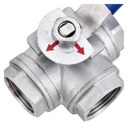 Vanne à bille 3 voies Q15F-16P taraudée G2 haute précision pour dérivation de fluides industriels
