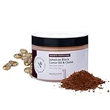 NaturAll Jamaican Black Castor Oil & Chebe Braiding Gel – Protective Hair Braiding Gel for Locs, Edge Control, Taming Frizz & Twisting– Strong Hold Braid Balm for Dreadlocks, Retwists No Flaking 8 Oz.