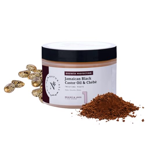 NaturAll Jamaican Black Castor Oil & Chebe Braiding Gel 8oz