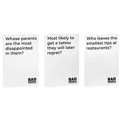 Image of Awestuffs Bad People Fun Games & Game Night Party Games