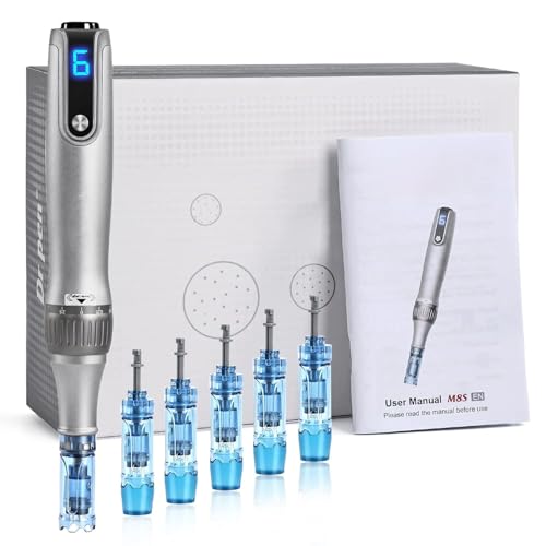 Microneedling pen M8S Dr.pen appareil visage avec cartouches 12 et 36 broches