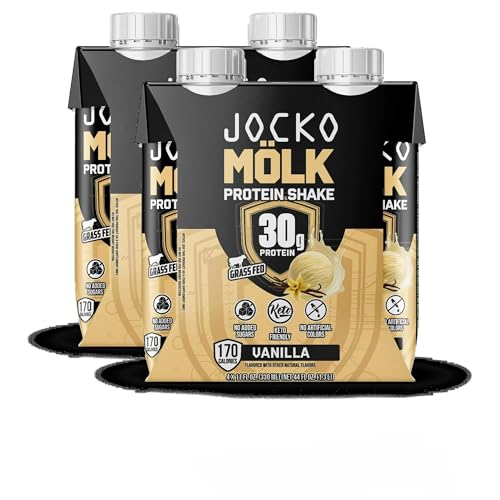 Jocko-Fuel Protein Shake, Sweet Cream Coffee Flavor, 2 box, 30g