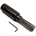 Toolzone Air Needle Scaler Attachment for Air Chisel, Alloy Steel Blade, Pointed Edge, Plastic Handle, Medium to Large, CHISEL
