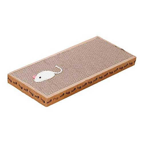 gazechimp Arranhador de gato de papelão almofada de arranhar para gatinhos duráveis ​​placa de arran