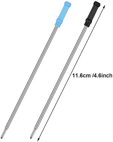 5 x Blue Ink Pen Refills for CROSS Ballpoint Pens, 11.6cm Blue Ballpoint Pen Refills Compatible with CROSS 8513 Ballpoint Pens, Medium Size Tip (5)