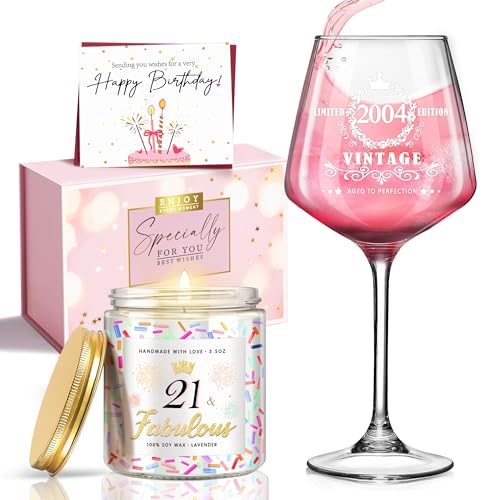 Unique 21st Birthday Decorations & Gifts for Her: Funny Ideas for Friends, Sisters, Daughters Turning 21