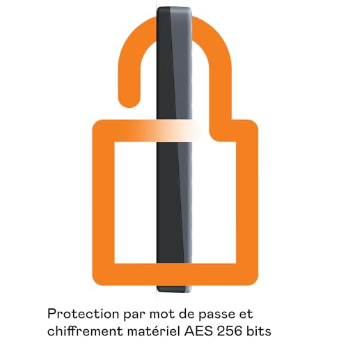 WD 5To My Passport Disque Dur Externe Portable Fonctionne avec appareils USB C et USB A Sauvegarde et protection par mot de passe USB 3.2 Gen 1 - vue 4