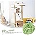 VANZACK Natural Sisal Rope for Cat Scratcher 10m DIY Cat Tree Climbing Toy Pet Supplies