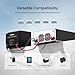 Renogy Inverter PUH, 2000W Pure Sine Wave Power Inverter with UPS Transfer Switch & Bluetooth, 12V DC to 120V AC Converter for RV, Truck, Home,Camping - 4000W Surge Power, Remote Monitoring