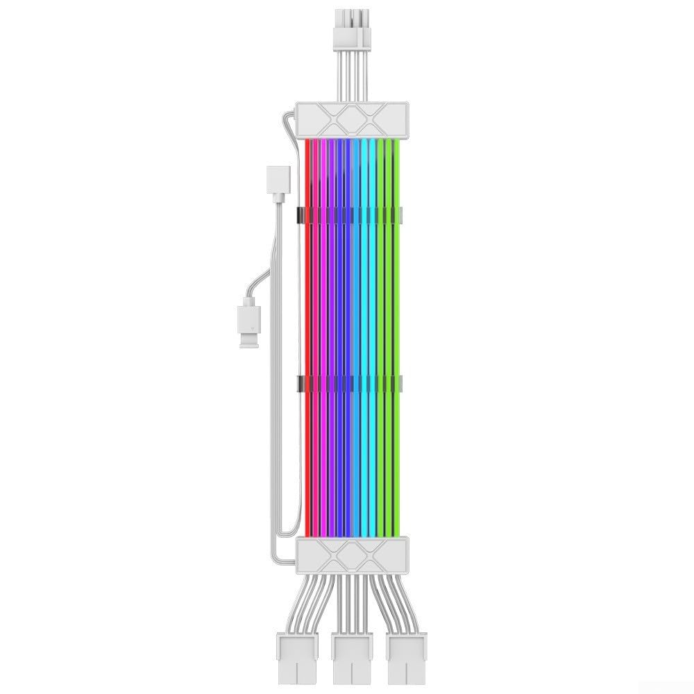 Cable PSU ARGB 12P para eliminar cables feos e iluminar la placa base del PC 8