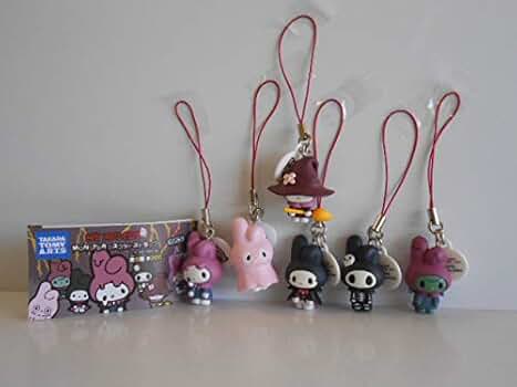 マイメロディ　マスコット　まとめ売り Amazon.co.jp: ♯Iwm19GZマイメロディモンスターマスコットストラップ6