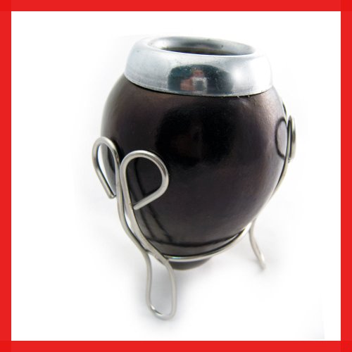 Traditional Argentine mate with stand with Straw 6365 !